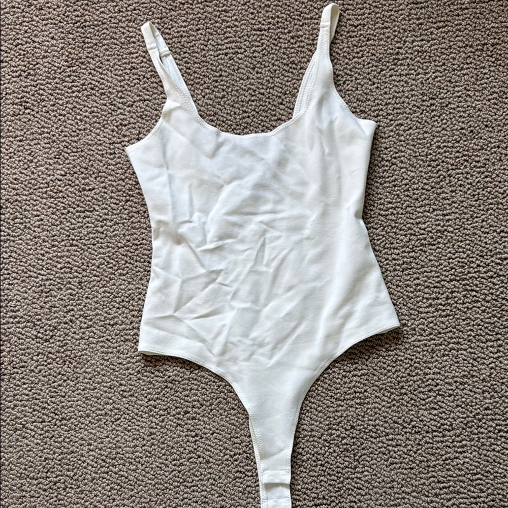 Fashion Nova White Bodysuit